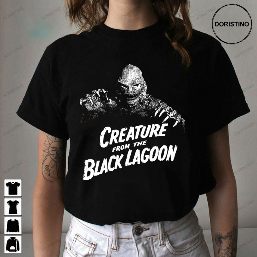 Black White Creature From The Black Lagoon Limited Edition T-shirts